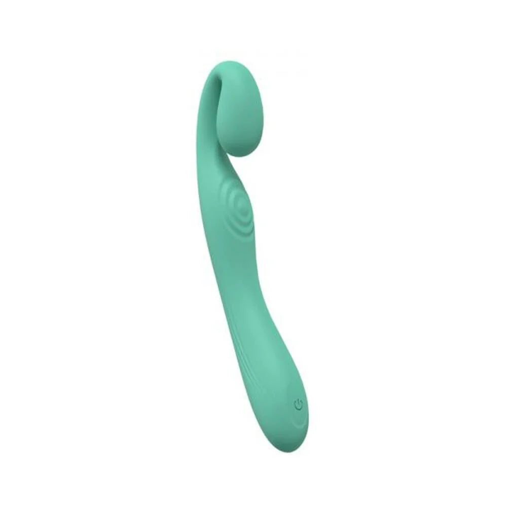 Loveline Obsession 10 Speed Dual Motor Vibe Sealed Silicone Rechargeable Submersible Green