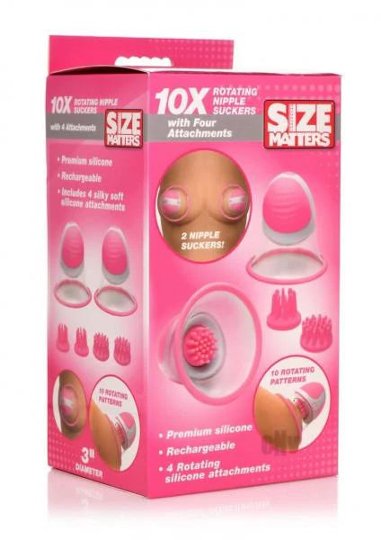 Size Matters 10x Rotate Nipple Suckers