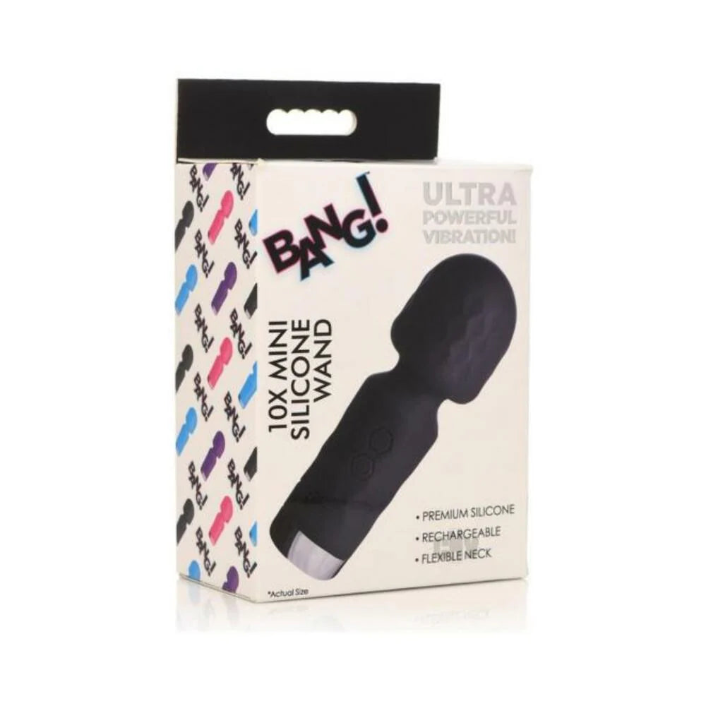 Bang 10x Mini Silicone Wand Black