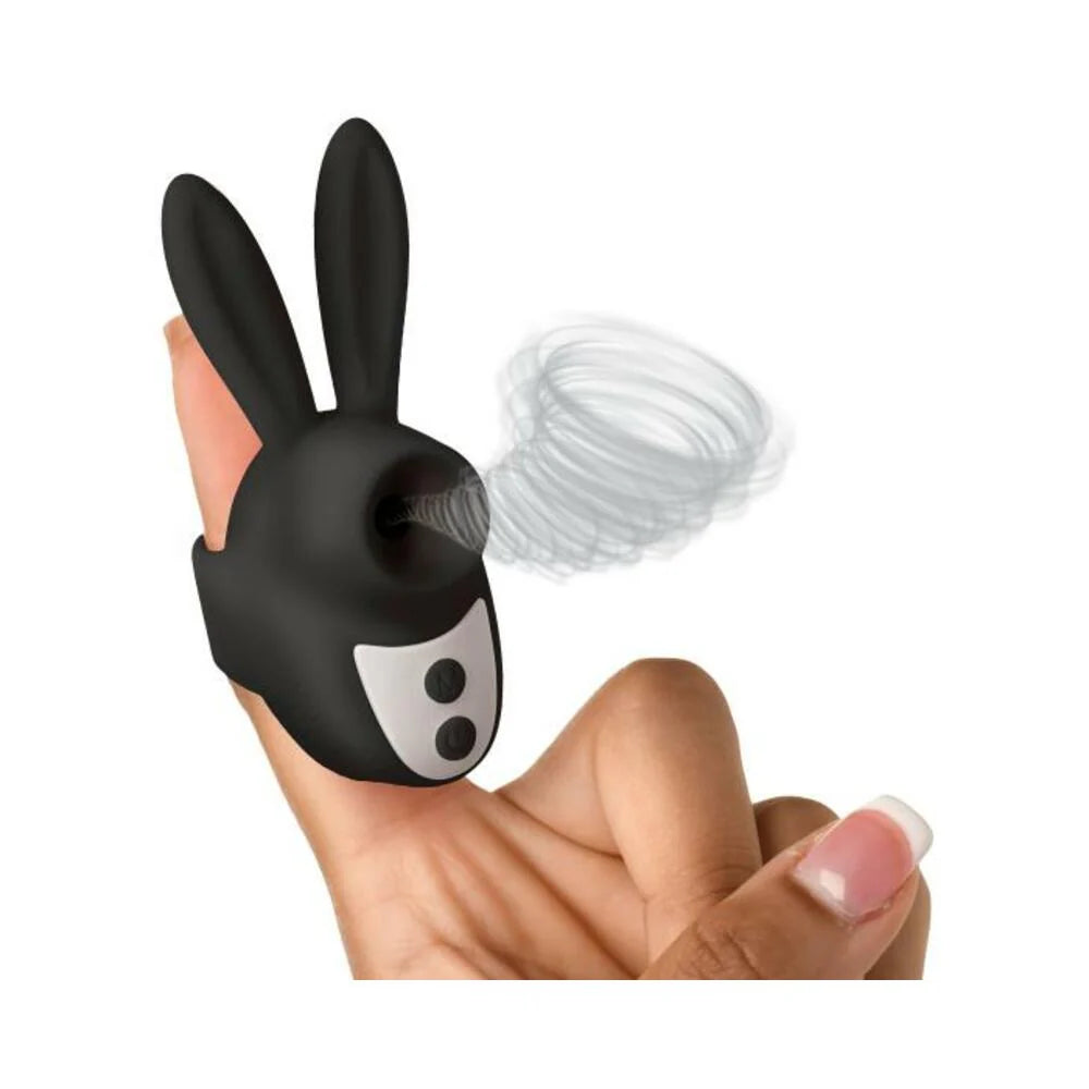 Sucky Bunny Clit Stimulator - Black