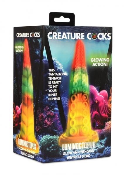 Luminoctopus Glow-in-the-dark Tentacle Silicone Dildo