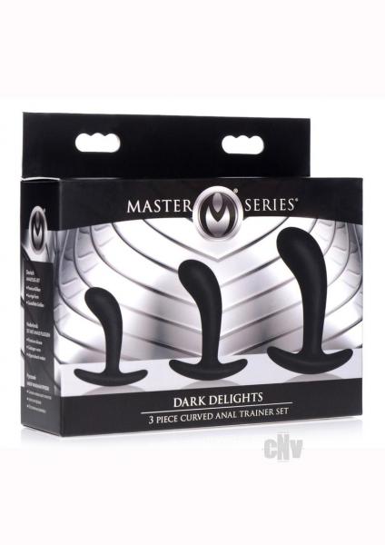 Dark Delights 3 Piece Curved Anal Trainer Set