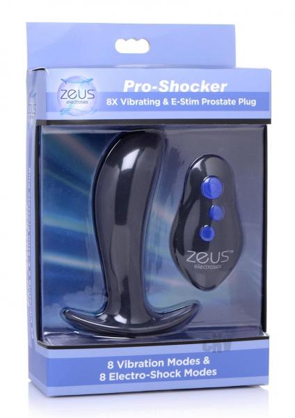 64x Pro-shocker Vibrating And E-stim Prostate Plug