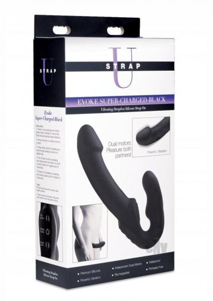 Evoke Super Charged Vibrating Strapless Strap On