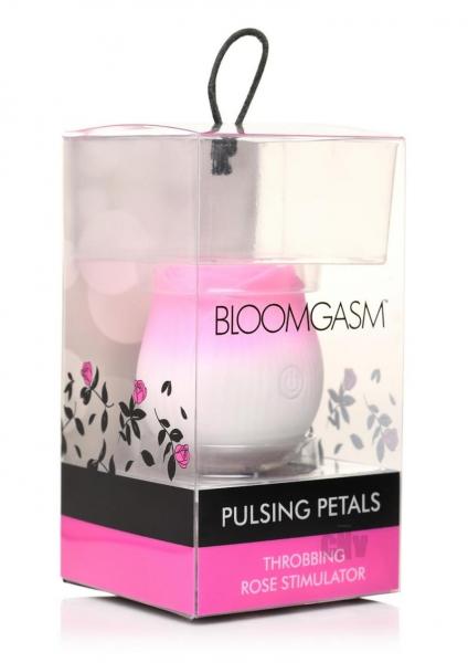Pulsing Petals Throbbing Rose Clit Stimulator - Pink