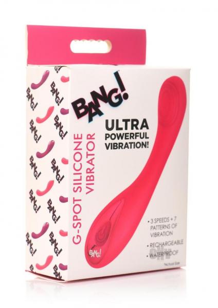 G-spot Silicone Vibrator - Pink