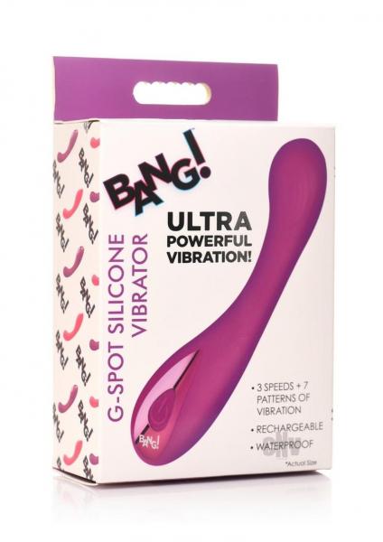 G-spot Silicone Vibrator - Purple