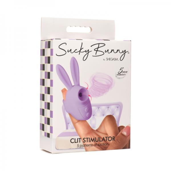 Sucky Bunny Clit Stimulator - Purple