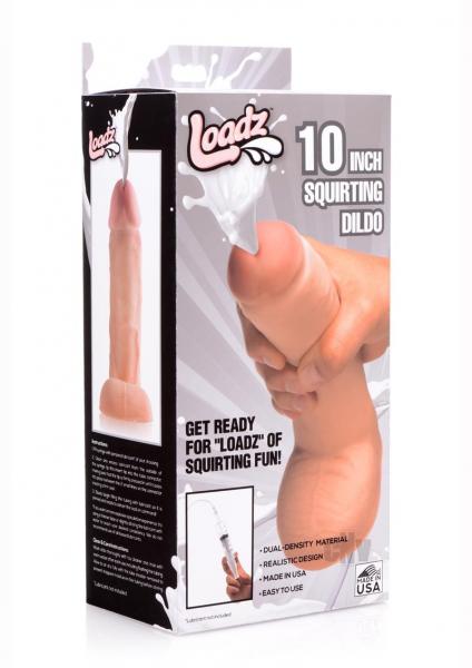 Loadz 10 In. Dual Density Squirt Cock