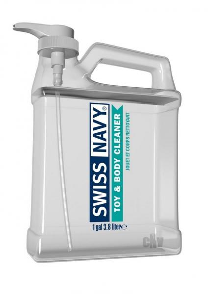 Swiss Navy Toy & Body Cleaner - 1 Gal Pump