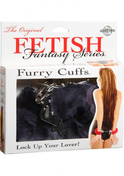 Ff Furry Cuffs Black