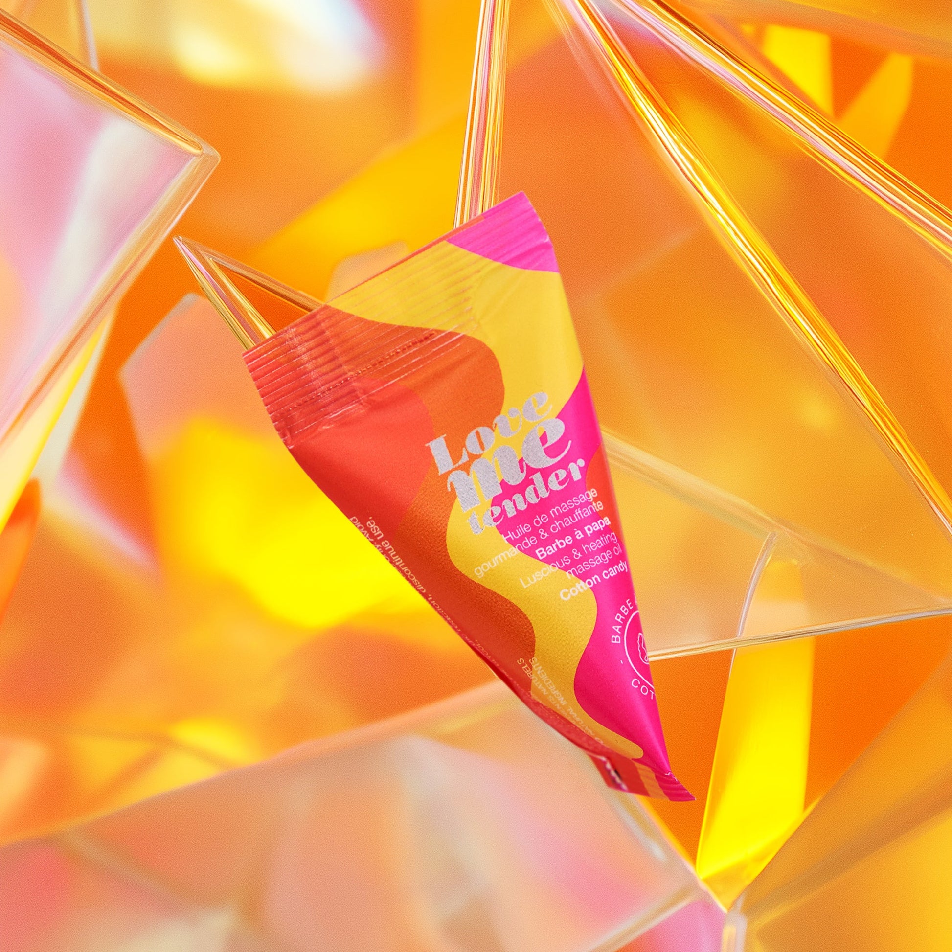 BERLINGOTS LOVE ME TENDER-MASSAGE OIL-COTTON CANDY 10ML/0.33FL.OZ