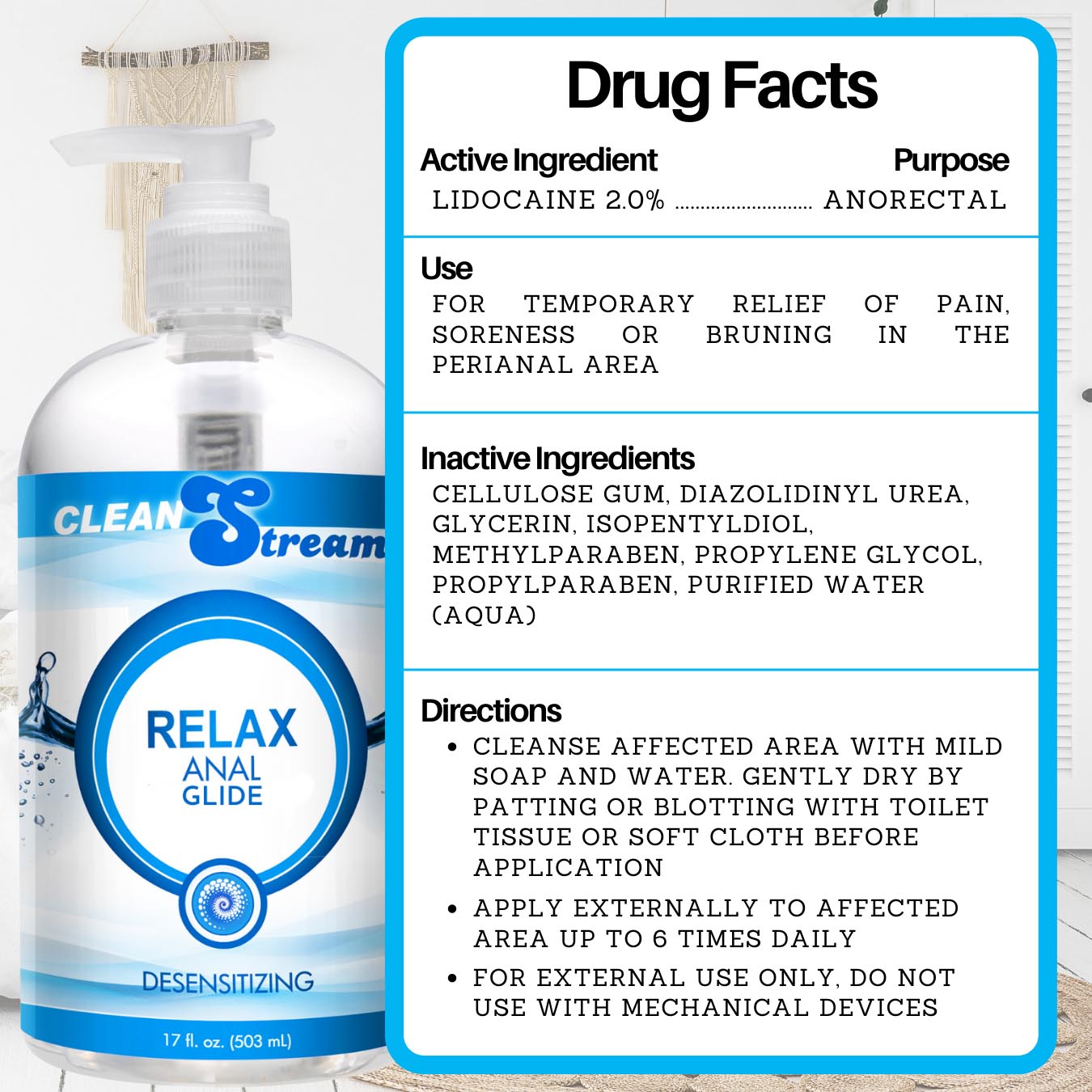 water based lubricant, lube, water lube, anal lube, personal lubricant