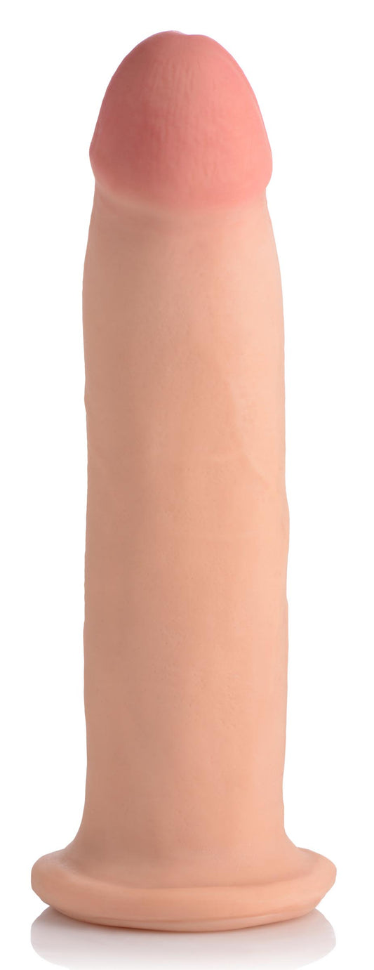 9 Inch Ultra Real Dual Layer Suction Cup Dildo Without Balls