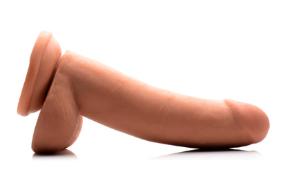 realistic, black, dildo, balls, suction, sex toy, adult toy
