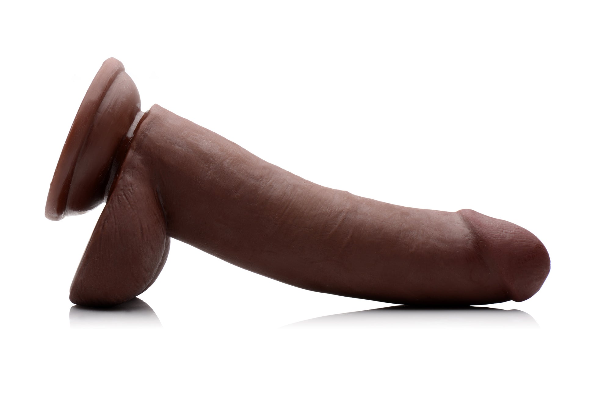 realistic, black, dildo, balls, suction, sex toy, adult toy