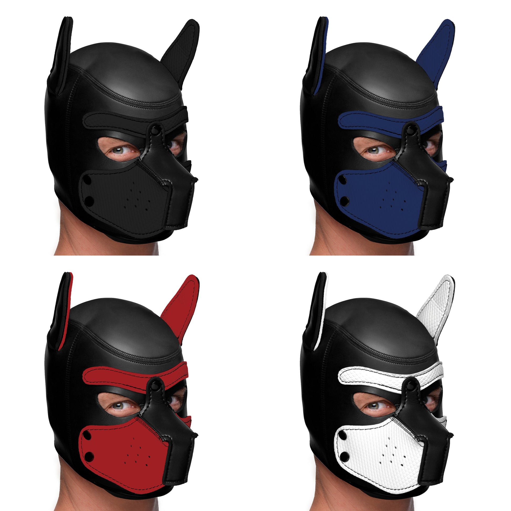 puppy, hood, gag, muzzle, bondage gear, bdsm wear
