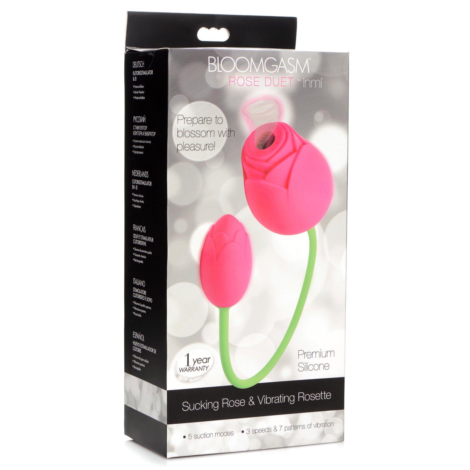 air suction, vibrating, vibe, women, vaginal, g spot, clitoral stimulator, dual, double vibrator, sex toy, adult toy sucking, rose