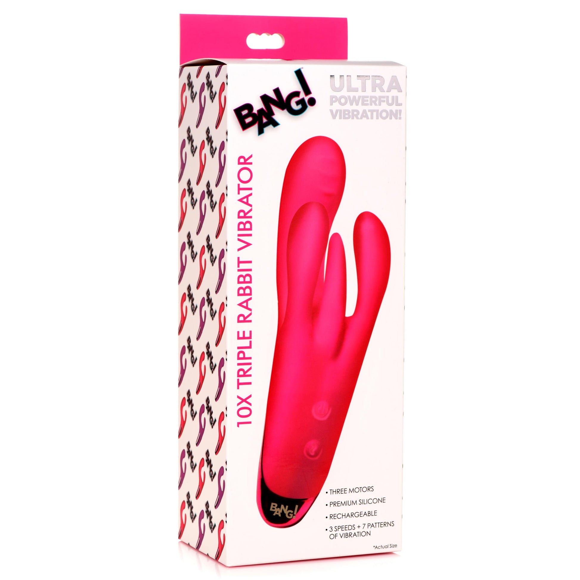 10x Triple Rabbit Silicone Vibrator Spicy Supply 10x Triple Rabbit Silicone Vibrator Spicy Supply