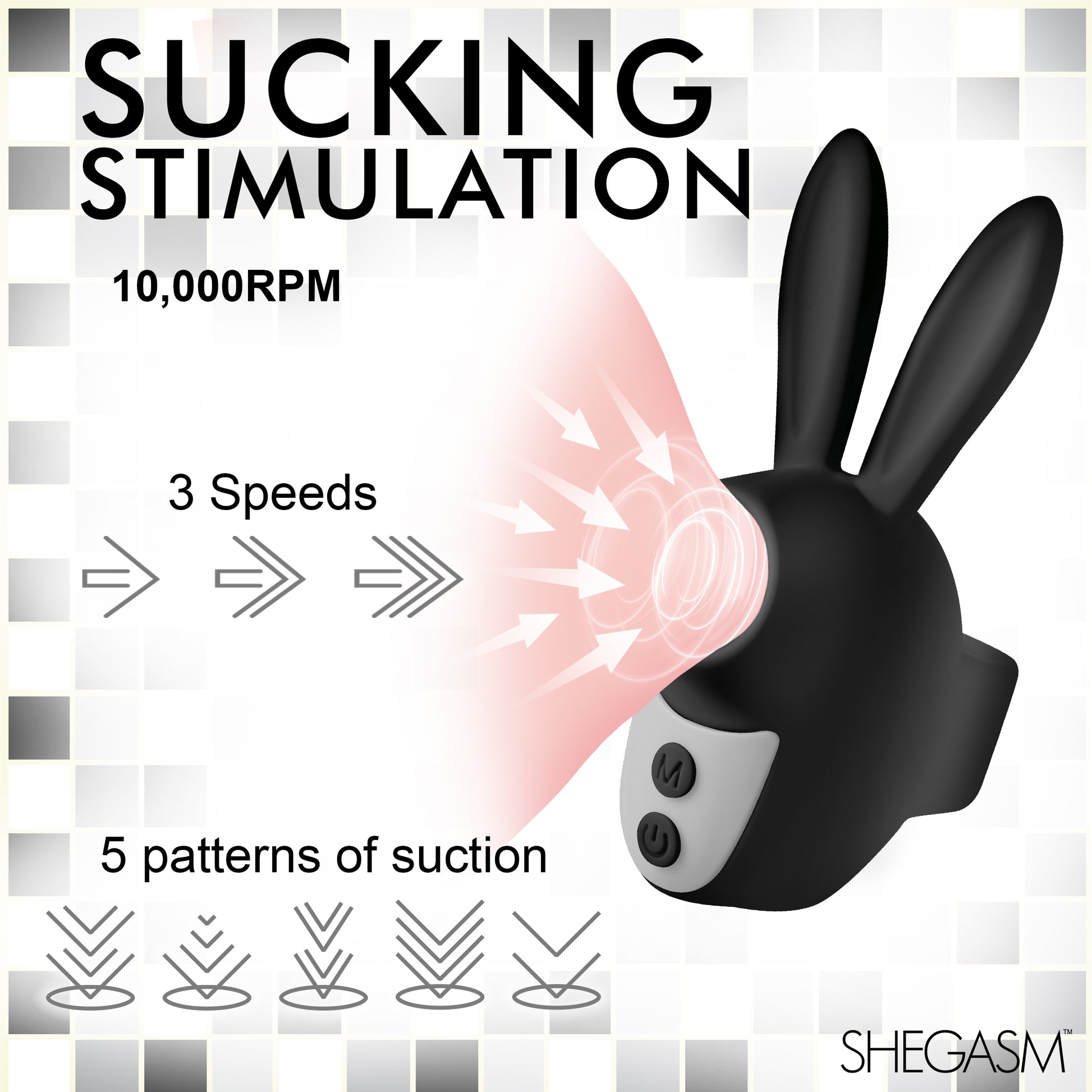 clitoral stimulator, air pulse, suction, women, sex toy, adult toy