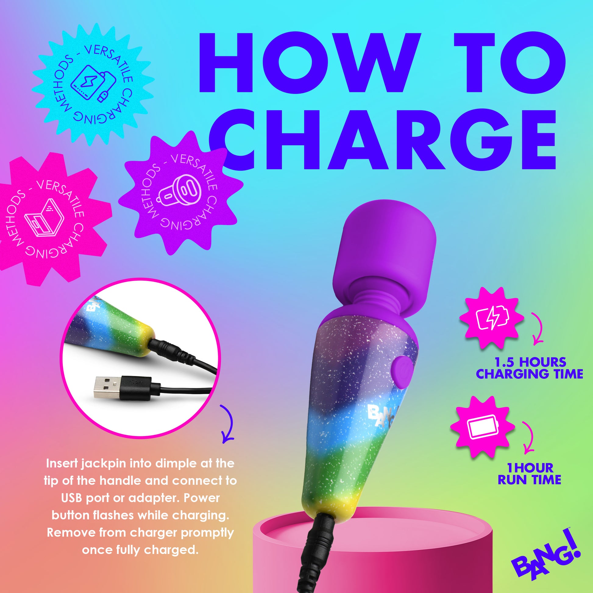 wand vibrator, massager, sex toy, adult toy, mini, small