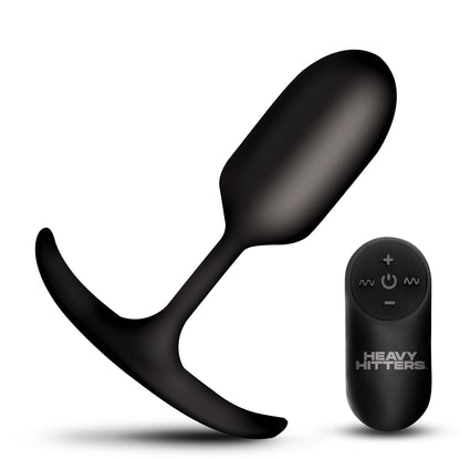 Vibrating Weighted Silicone Anal Plug
