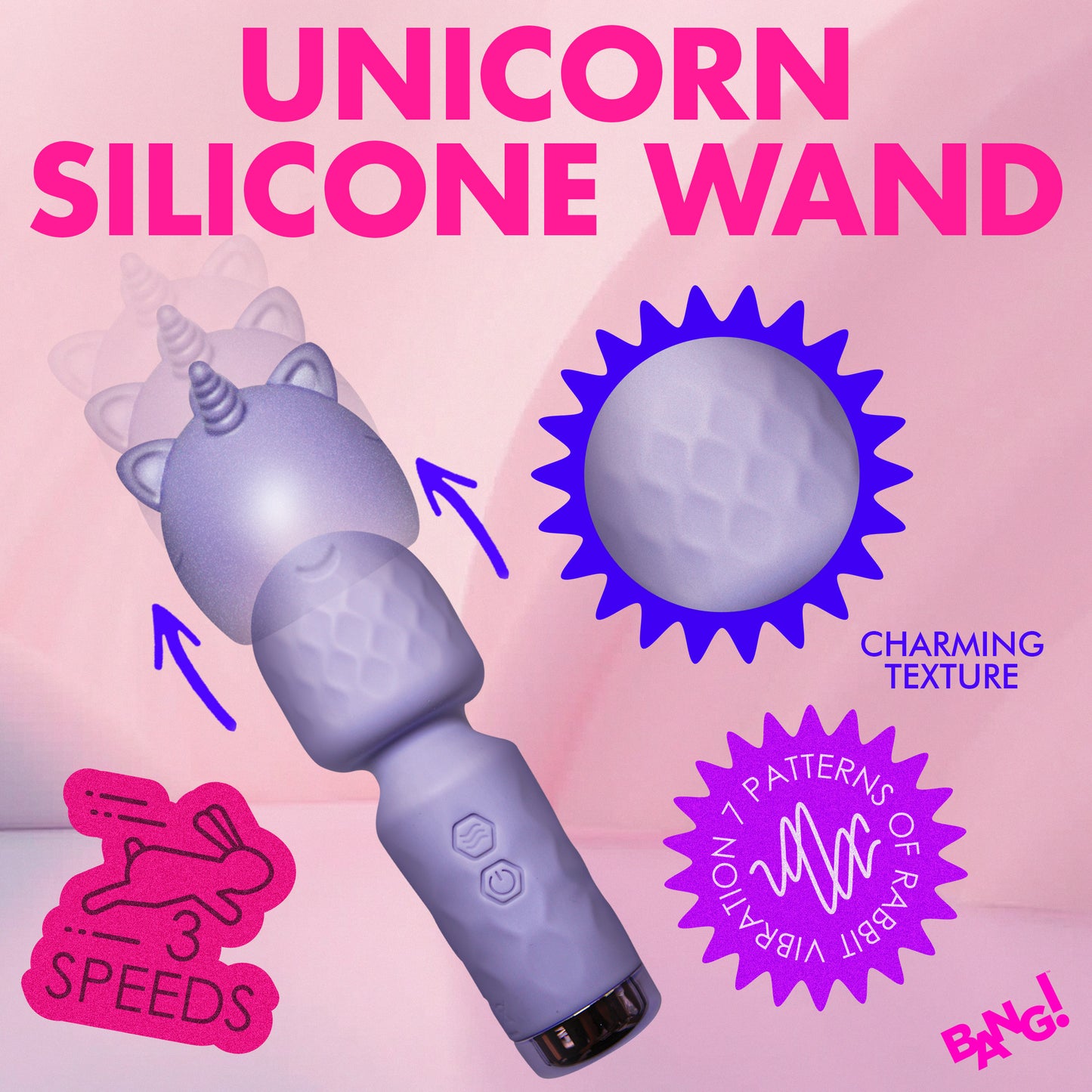 Unicorn Silicone Wand