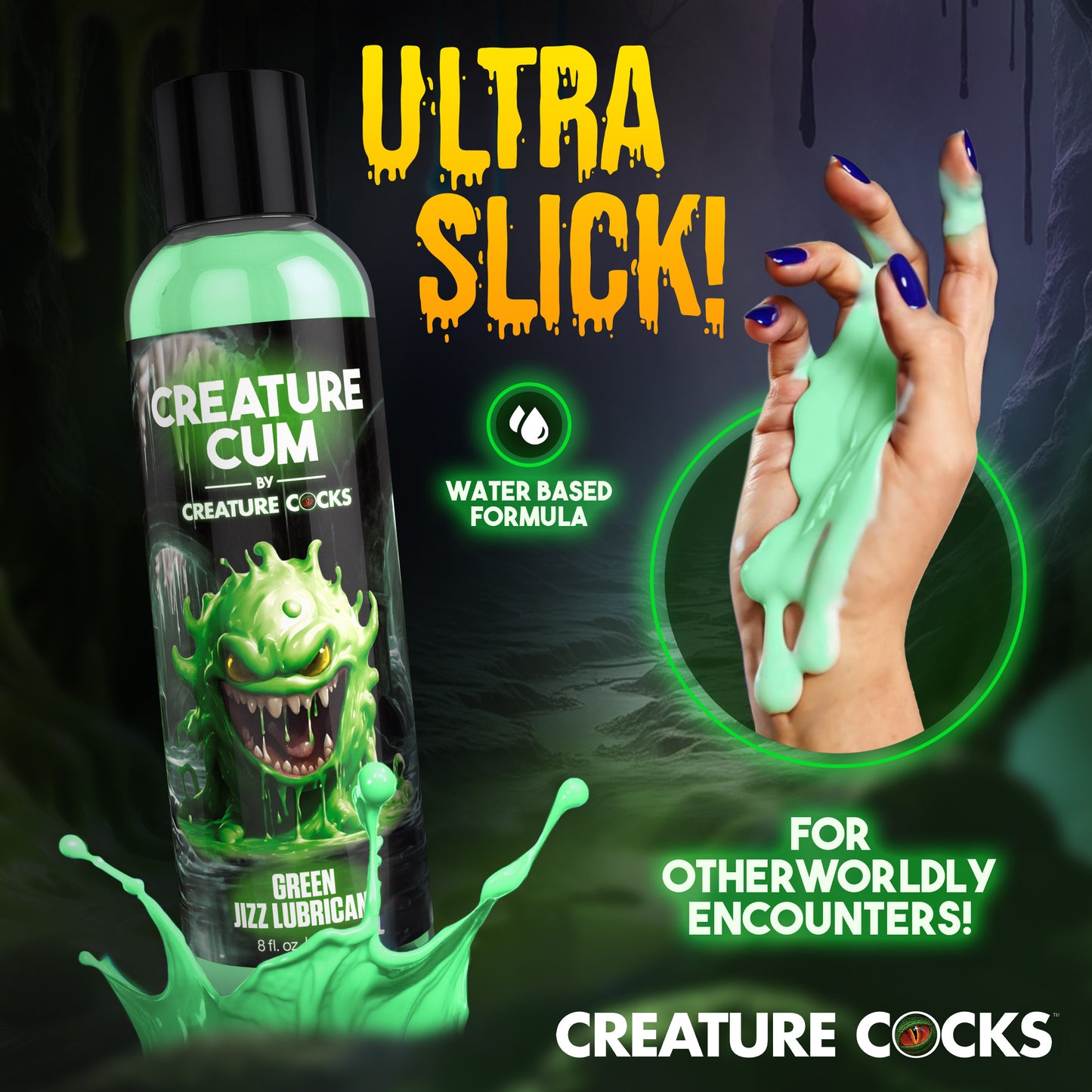 Creature Cum Green Jizz Lubricant - 8oz