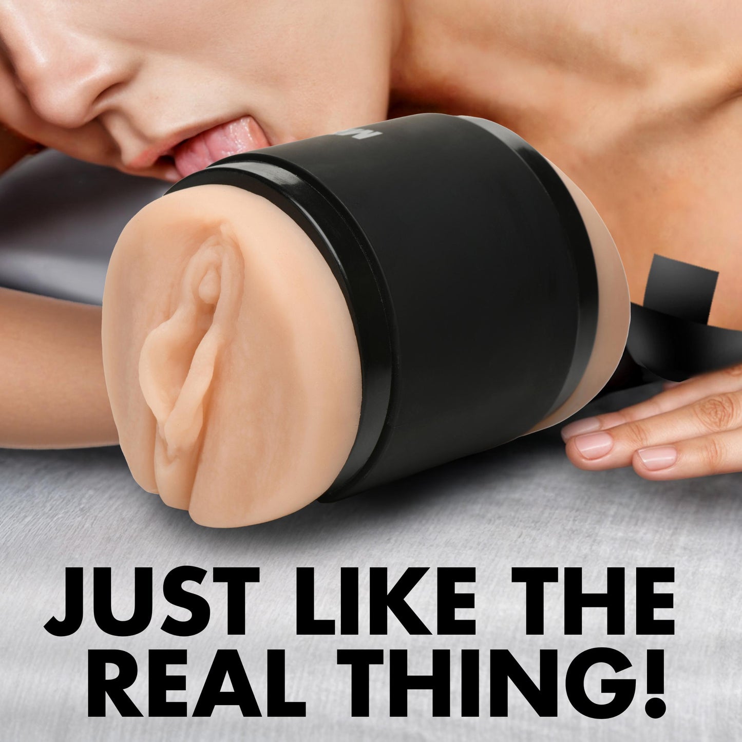 Double Shot Pussy And Ass Stroker - Light