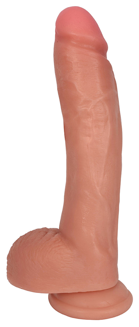 dildo, suction base, balls, realistic, veiny
