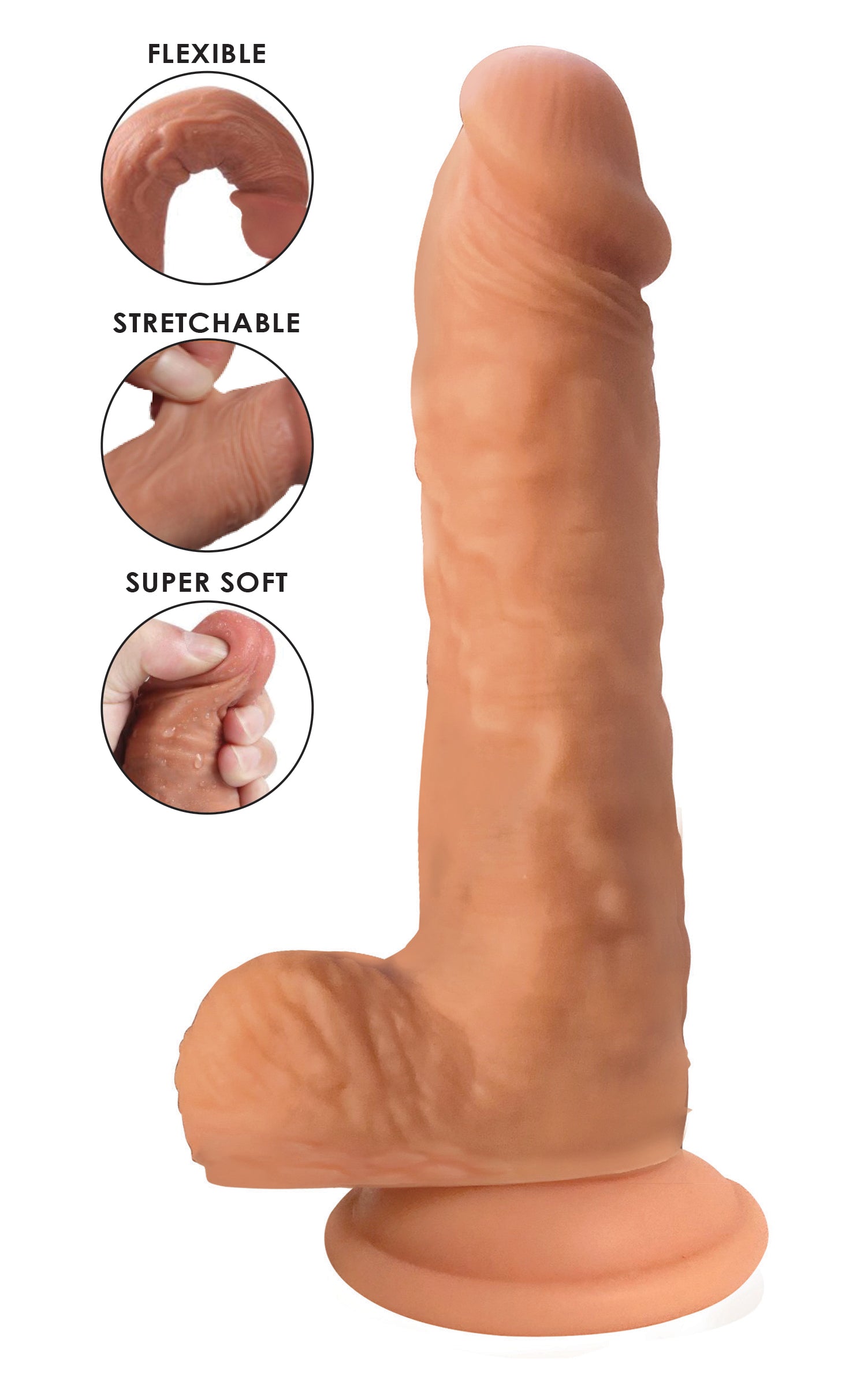 realistic dildo, sex toy, adult toy, pleasure product