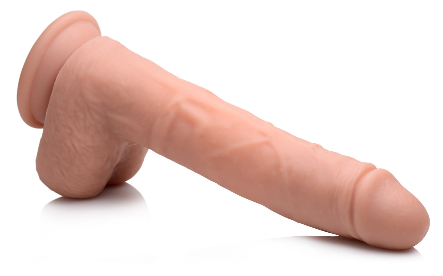 dildo, vibrating, thrusting, realistic, balls, suction base, remote, remote controlled, sex toy, adult toy, women, vaginal, anal