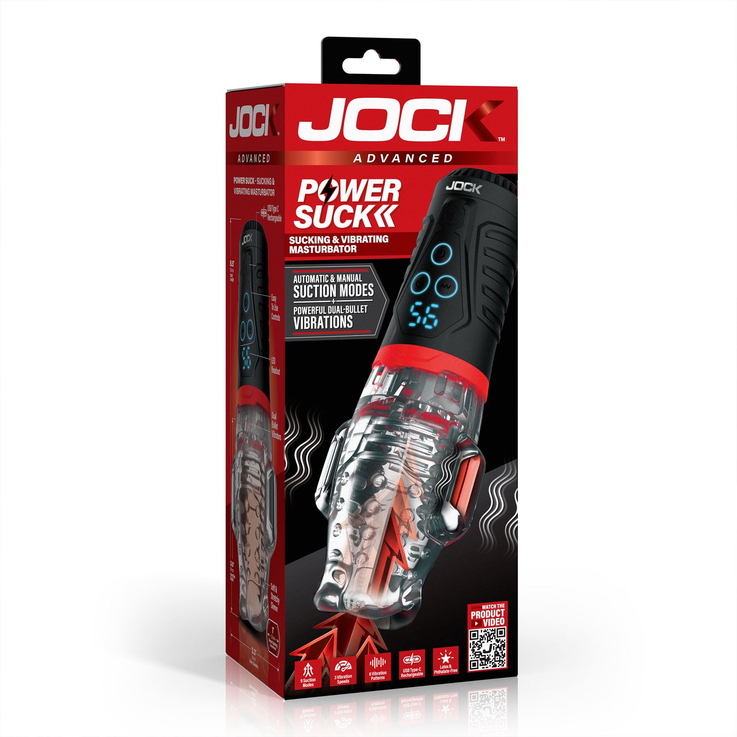 Power Suck Sucking & Vibrating Masturbator