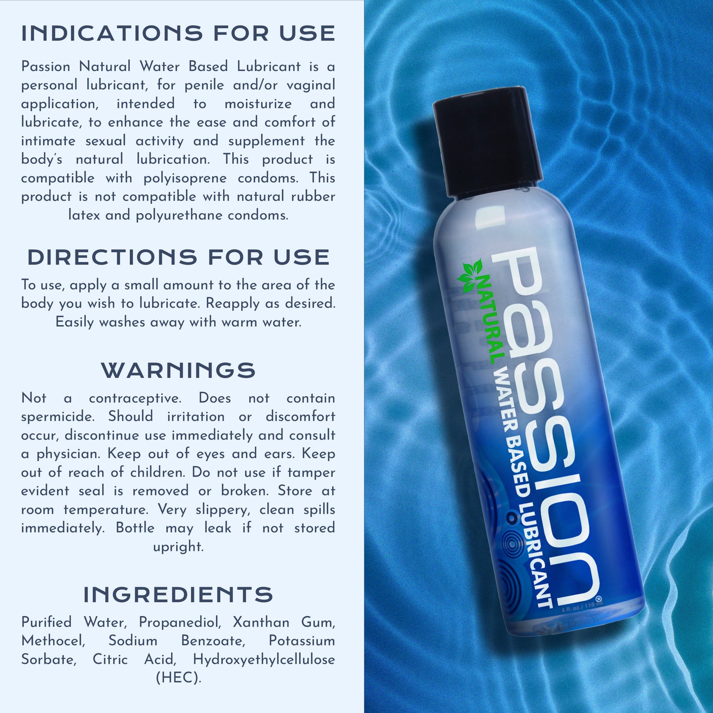water based lubricant, lube, water lube, anal lube, personal lubricant