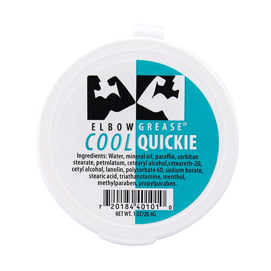 Cool Cream Quickie 1oz oil based lubricant, oil lube, personal lubricant, anal lube, cooling, sensation enhancer
