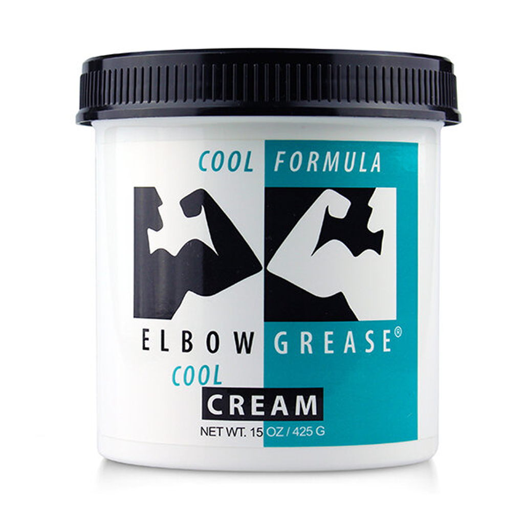 Cool Cream Jar 15oz oil based lubricant, oil lube, anal lube, personal lubricant, cooling, sensation enhancer