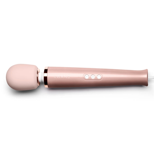 Plug-In Vibrating Massager - Rose Gold wand vibrator, sex toy, adult toy, women, massager, hitachi