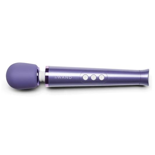 Petite Rechargeable Massager - Violet wand vibrator, massager, sex toy, adult toy
