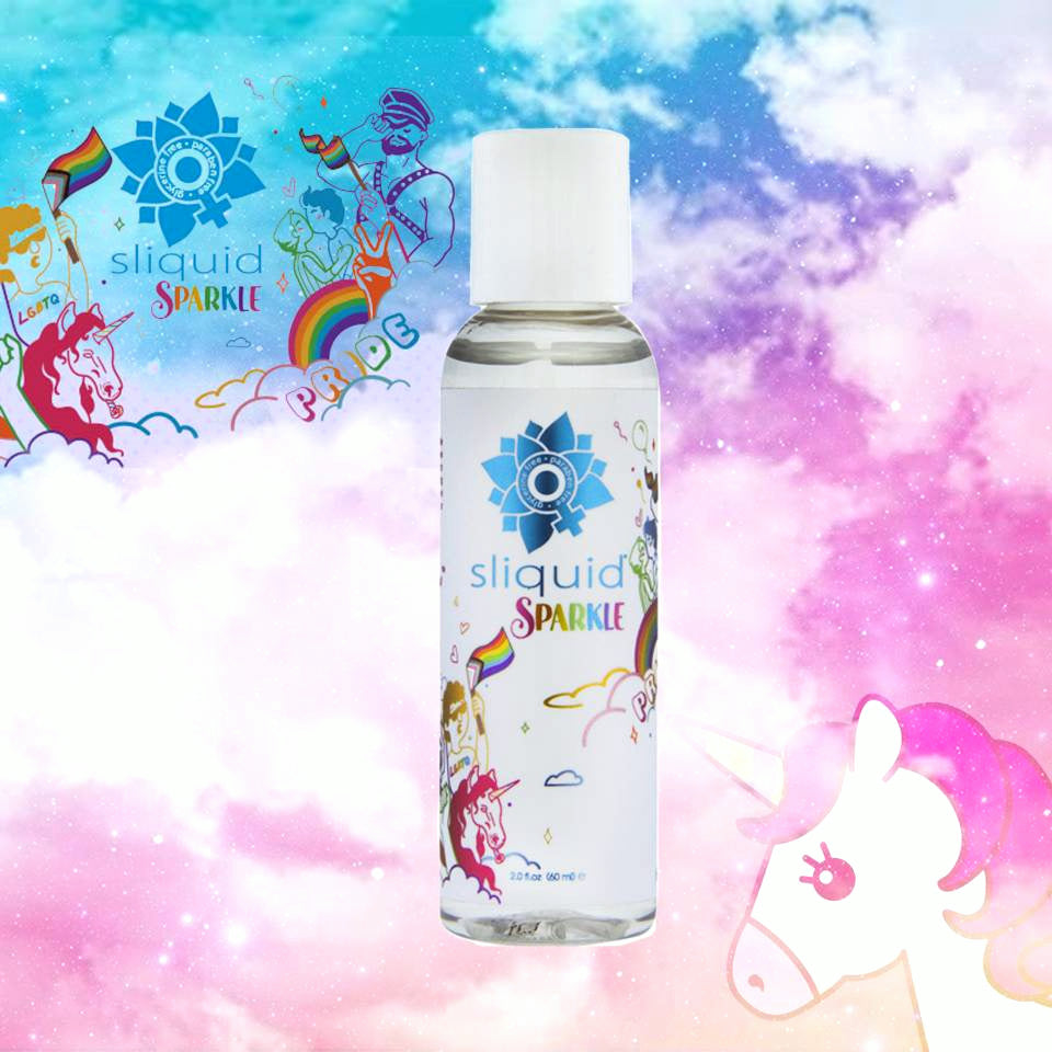 Sparkle Pride Lube 2oz, water based, anal lube, personal lubricant 
