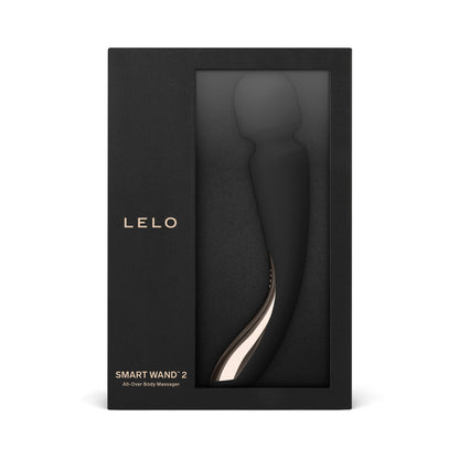 Smart Wand 2 Medium Black wand, massager, vibrator, women, sex toy, adult toy, vibe, hitachi