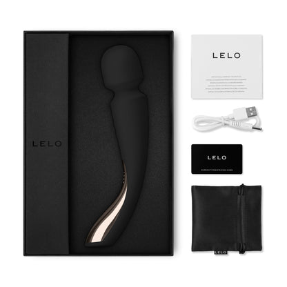 Smart Wand 2 Medium Black wand, massager, vibrator, women, sex toy, adult toy, vibe, hitachi