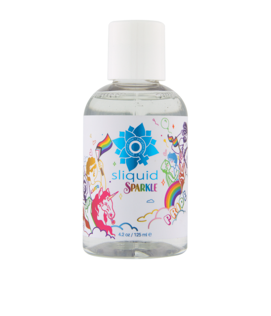 Sparkle Pride Lube 4.2oz water based lubricant, water based lube, anal lube, personal lubricant